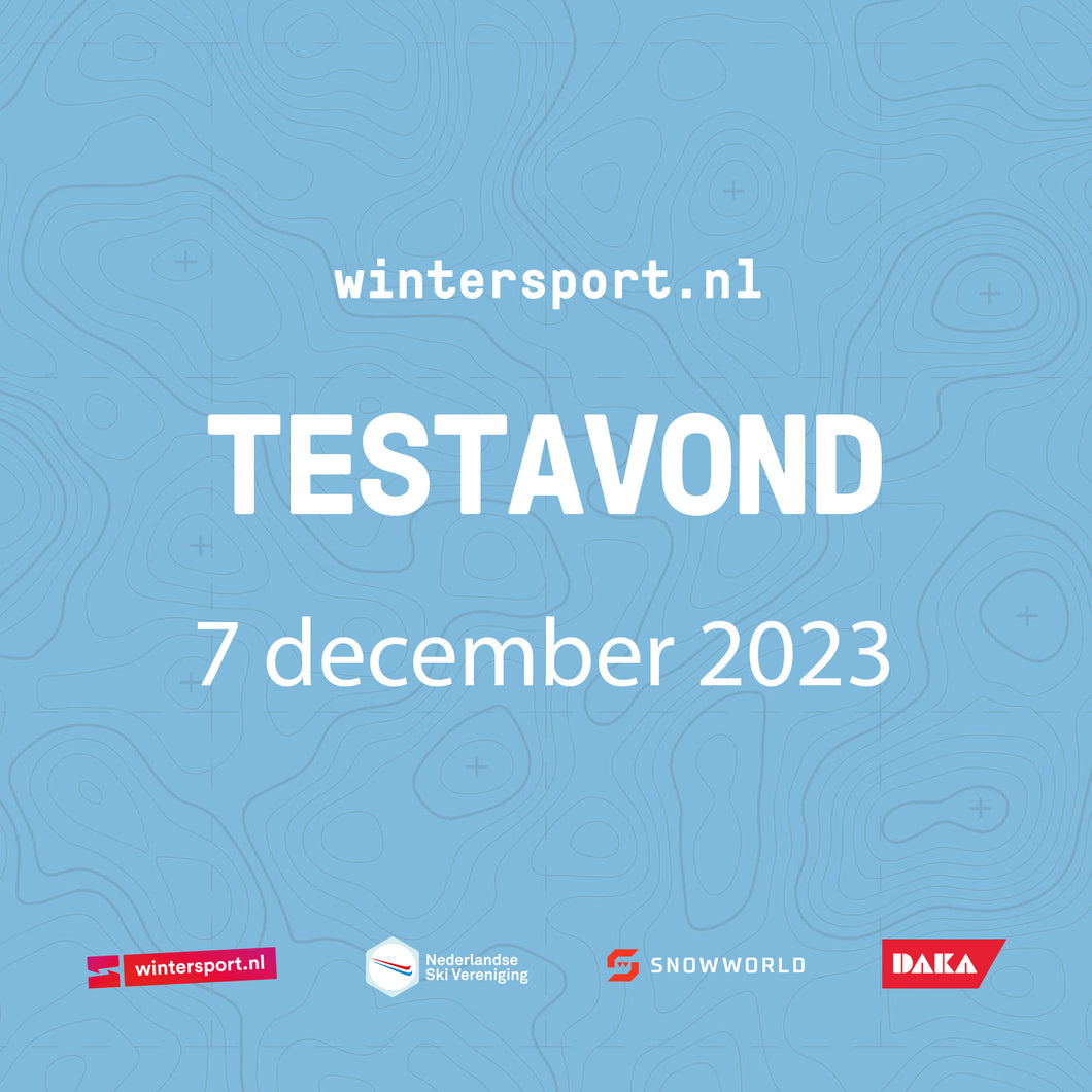 Toegangsticket Wintersport.nl - testavond - 7 december